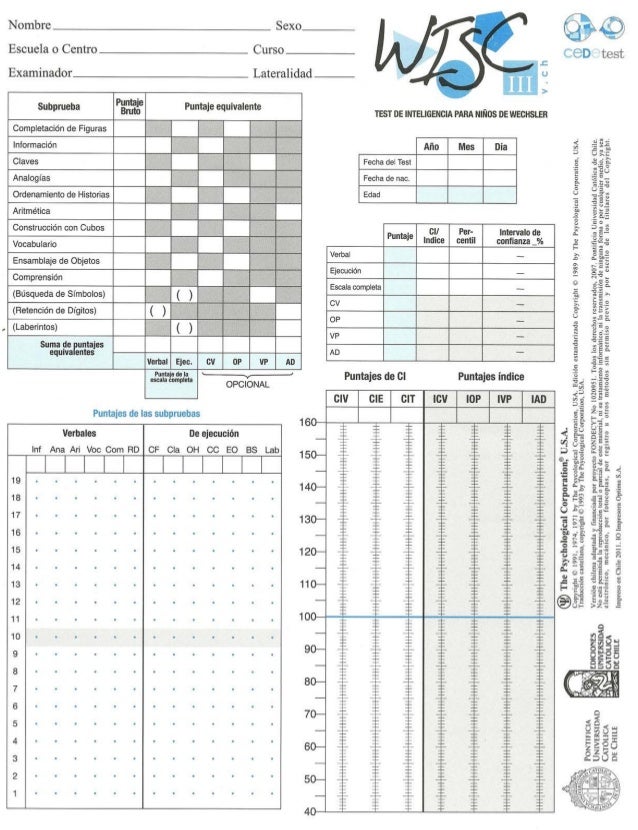 Wais iii protocolo pdf viewer